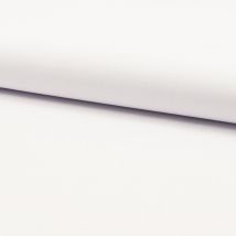 Tissu Popeline De Coton Unie Blanc - Craftine