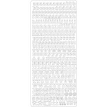 Peel Off's Alphabet Minuscule Et Majuscule Turquoise 105x232 - Peel Off's