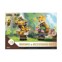 League Of Legends - Diorama D-stage Beemo & Bzzziggs 15 Cm - Beast Kingdom
