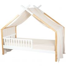 Ciel De Lit Cabane, Toile En Gaze De Coton, Jeanne - Sevira Kids