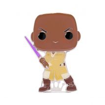 Star Wars - Pin Pin's Pop! Émaillé Mace Windu 10 Cm - Funko