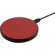 Beetlecase Chargeur Induction Cuir Qi 10w Rouge / Noir - Beetlecase