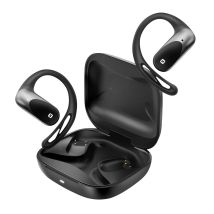 Swissten Écouteurs Sport Bluetooth Oreillette Ouverts Conduction Aérienne Certifiés Ip54 Noir