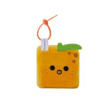 Squarepal Porte Clés - Orange - Peluche Anti-stress - À Partir De 2 Ans - MGM