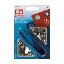 Oeillet Et Rondelles 4 À 14mm - Prym 8 Laiton