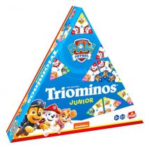 Triominos Junior Pat Patrouille - Domino Triangulaire - Paw Patrol - Goliath - 931650 - Jeu Societe Enfant - Goliath