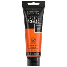 Peinture Acrylique En Tube Orange Fluo 118ml - Liquitex Basics