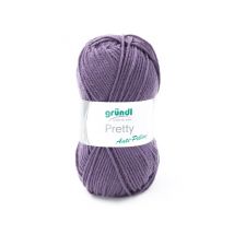 Fil À Tricoter Pretty - 100gr - Grundl 09 Violet - Gründl