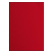 Papier Cartonné Rouge A4 - 216 G - Poppy - Texturé - Florence - 10 Feuilles Scrapbooking