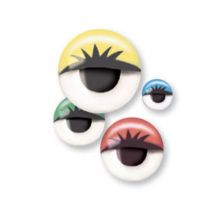 Sachet De 40 Yeux Assortis Avec Cils - Graine Creative