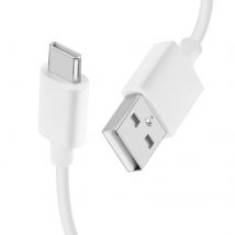 Câble Usb 2a Vers Usb-c Charge Et Synchronisation 1m Original Realme Blanc