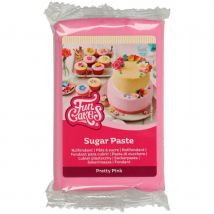 Funcakes Pâte À Sucre Rose Vif - 250g - CakeSupplies