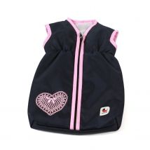 Gigoteuse Pour Poupées, Bleu Foncé - Anthracite - Rose - Bayer Chic 2000