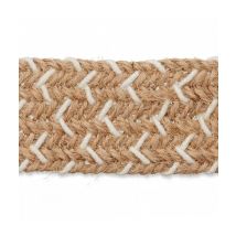 Sangle En Jute Et Coton Pour Sac Ou Ceinture 30mm - Prym Blanc
