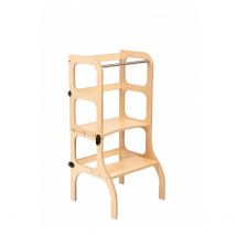 Tour D'Apprentissage - Table Step'n'sit Bois Fermoirs Laiton - Ette tete