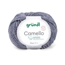 Pelote De Laine Mérinos Et Chameau Camello De Gründl – Fil Naturel Doux Et Thermorégulateur 06 Bleu