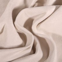 Tissu Suédine D'Ameublement Crème - Au Mètre - Craftine
