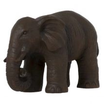 Grande Statue En Résine Éléphant Marron - Jolipa