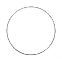 3 Anneaux En Métal Argenté Ø 20 Cm - Rayher