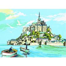 Canevas Antique Le Mont St Michel 45x60cm - SEG