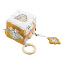 Cube D'Activités En Coton Blanc - Sauthon