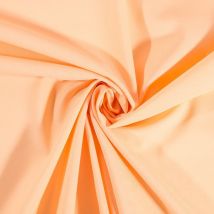 Tissu Coton Uni Saumon - Au Mètre - Craftine