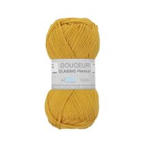 Fil À Tricoter Douceur Classic Premium - Trimits : Doux Et Résistant Pour Tous Vos Projets 933 Jaune