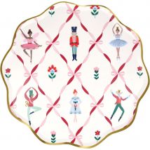 8 Assiettes Ballet Casse-noisette - Meri Meri