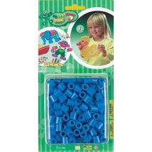 Hama - 8309 - Loisirs Créatifs - Perles - Blister De 300 Perles Bleu Maxi