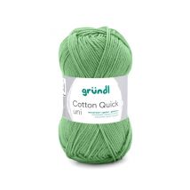 Fil À Tricoter Cotton Quick Uni - Gründl - Ppsc - Certifié Oeko-tex 165 Vert