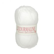Lot De 2 Pelotes De Laine Layette Tourmaline Blanc - Tourmaline