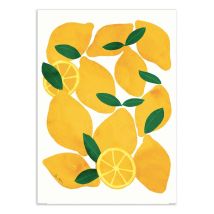 Affiche 30x40 Cm - Mediterranean Lemons - El Buen Limon - Wall Editions
