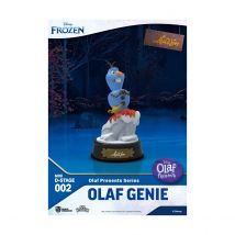 La Reine Des Neiges - Statuette Mini Diorama Stage Olaf Presents Olaf Genie 12 Cm - Beast Kingdom