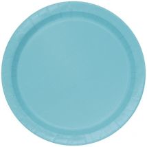 8 Assiettes Bleu Ciel - Annikids