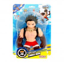 Jouet Extensible À Déformer 13 Cm - Elastikorps - Evolution One Piece Luffy Snakeman
