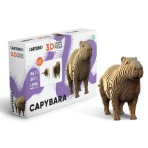 Cartonic Sculpture-puzzle 3d Carton - Capybara