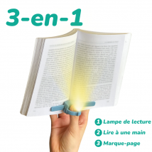 Lampe De Lecture Lizia 3-en-1 - Bleu