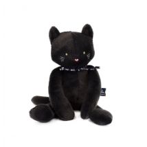 Peluche Chat Meloe - 37 Cm Anthracite Ma0260 - Mailou