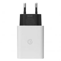 Chargeur Secteur Usb-c Power Delivery 30w Prise Eu Compact Original Google Blanc