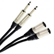 Câble Bretelle Xlr Mâle 3b - Jack Mâle Mono 0.60m Elite Plugger