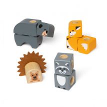 Les Animaux De La Foret - 16 Pieces - Blockables - Spin Master