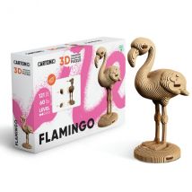 Cartonic Sculpture-puzzle 3d Carton - Flamant Rose