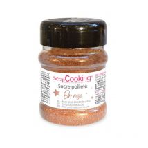 Sucre Alimentaire Pailleté Or Rose - 160 G - L'épicerie du chef