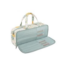 Sac À Ouvrage Pour Tricot Avec Rangement Aiguilles – Motif Abeille Patchwork – Hobby Gift (13 X 45 X 18 Cm) Multicolore