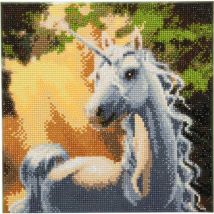 Tableau Strass Diamant Crystal Art Licorne 30cm - Diamonds