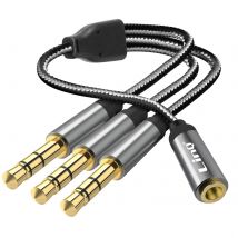 Adaptateur Splitter Jack 3.5mm Femelle Vers 3x Jack 3.5mm Mâle Linq