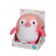 Peluche - Baby Squishi 22 Cm - Pingouin Rose - Gipsy Toys