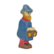 Figurine Crèche De Noël - Berger Avec Lampe - Holztiger