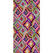Tissu Viscose Bohème 0001 Multicolore Vendu Par 50 Cm