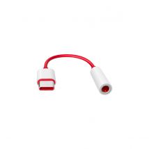 Oneplus Adaptateur Usb-c Vers Jack 3.5mm Avec Dac Intégré Rouge